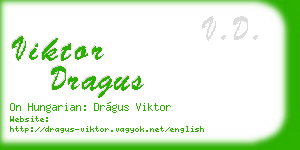 viktor dragus business card
